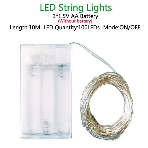 Decorative Outdoor LED Fairy Light Garland - The House Of BLOC