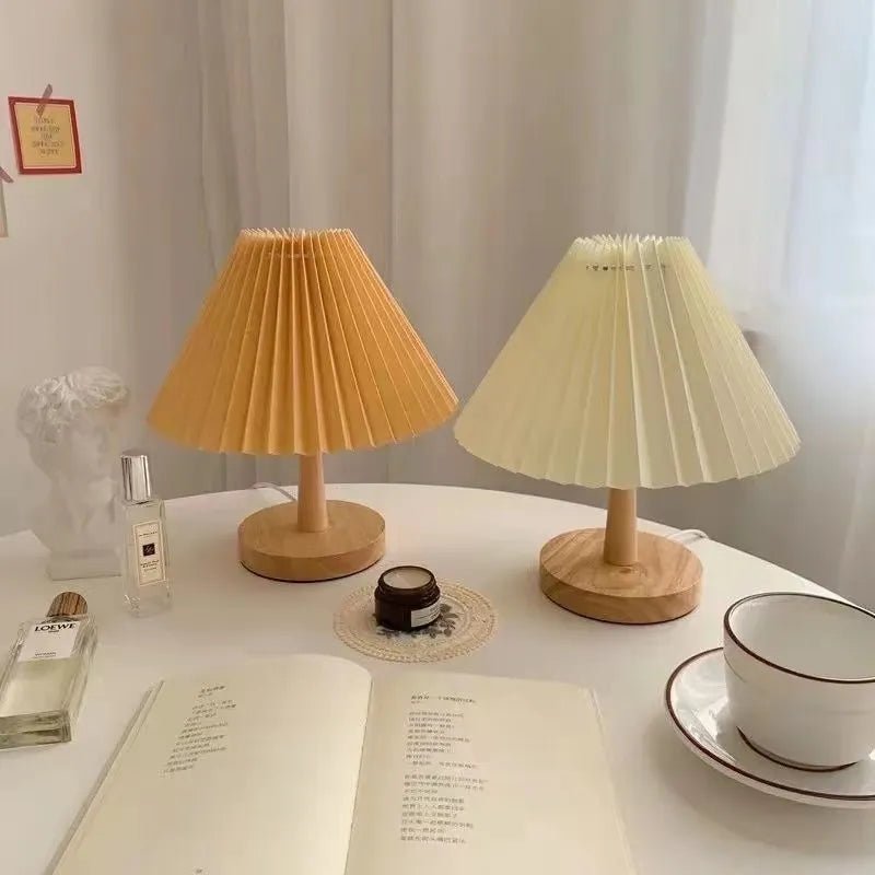 Decorative Pleated Table Lamp - The House Of BLOC