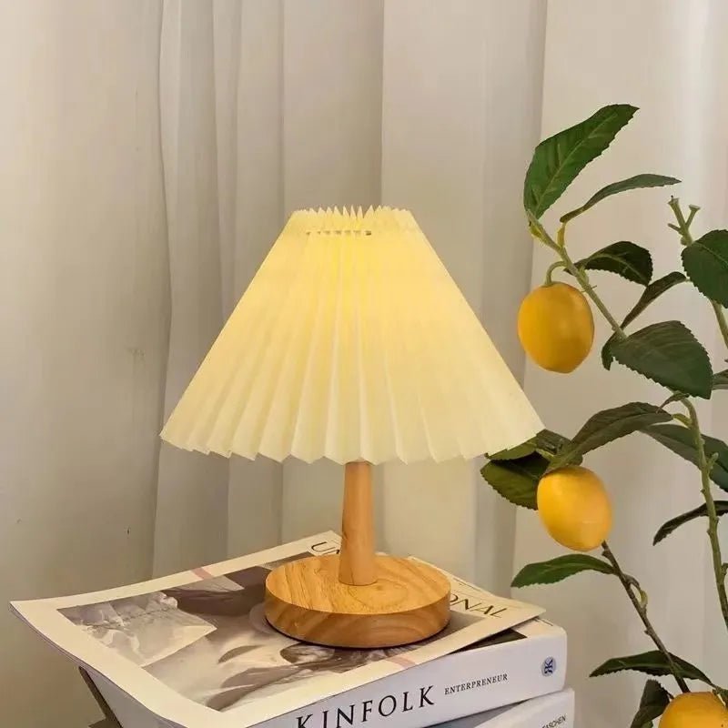 Decorative Pleated Table Lamp - The House Of BLOC
