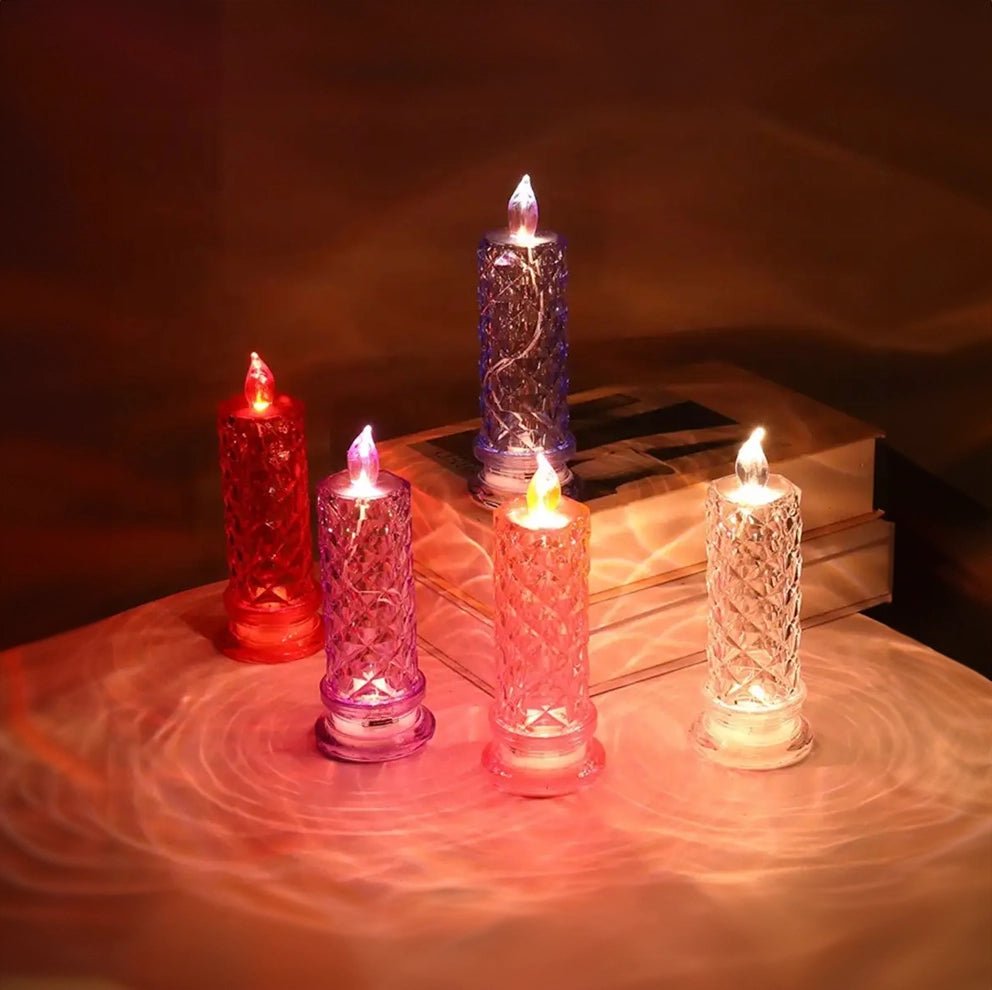 Diamond Shaped Crystal Table Lamp - The House Of BLOC