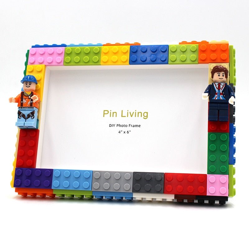 DIY Children's Building Block Photo Frames - The House Of BLOC