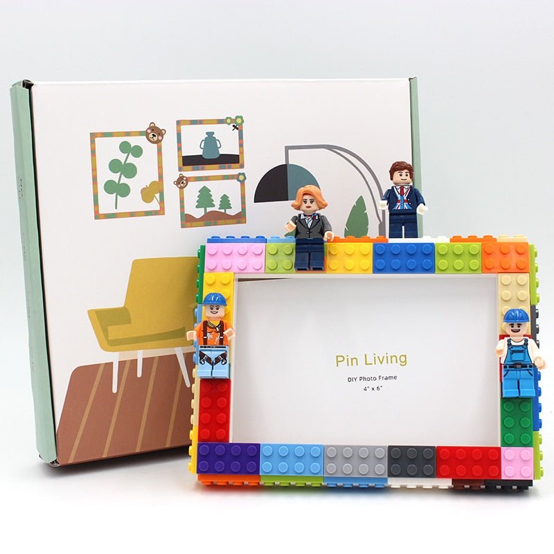 DIY Children's Building Block Photo Frames - The House Of BLOC