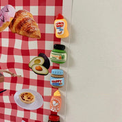 Eight Piece Set Of Food Fridge Magnets - The House Of BLOC