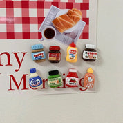 Eight Piece Set Of Food Fridge Magnets - The House Of BLOC