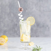 Eight Piece Set Of Sparkling Disco Ball Straws - The House Of BLOC