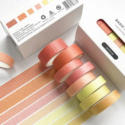 Eight Piece Solid Colour Tape Set - The House Of BLOC