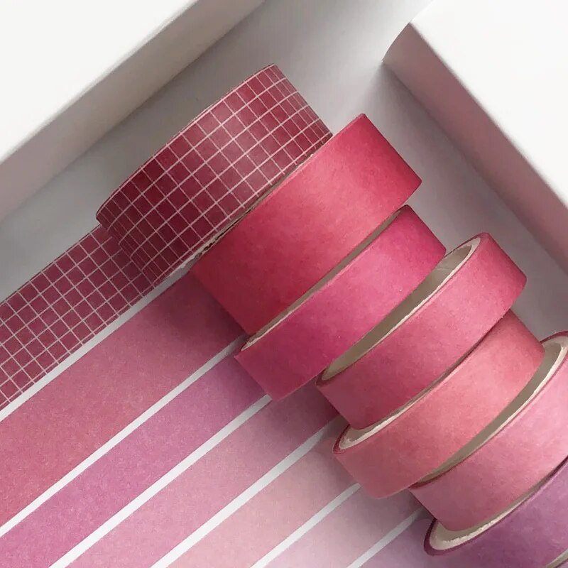 Eight Piece Solid Colour Tape Set - The House Of BLOC