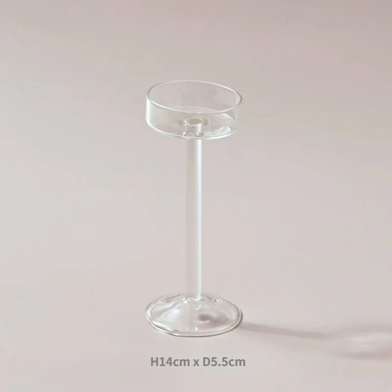 Elegant Glass Tealight Candle Holder - The House Of BLOC