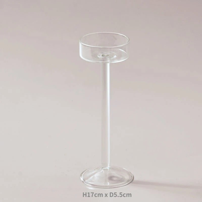 Elegant Glass Tealight Candle Holder - The House Of BLOC