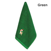 Embroidered Fleece Christmas Bath Towel - The House Of BLOC
