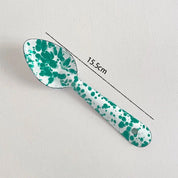 Enamel Splash Ink Print Plate + Bowl Dinner Set - The House Of BLOC