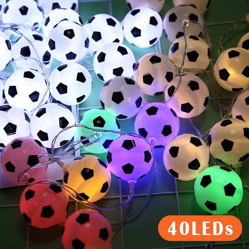 Football Design LED String Night Light Garland - The House Of BLOC