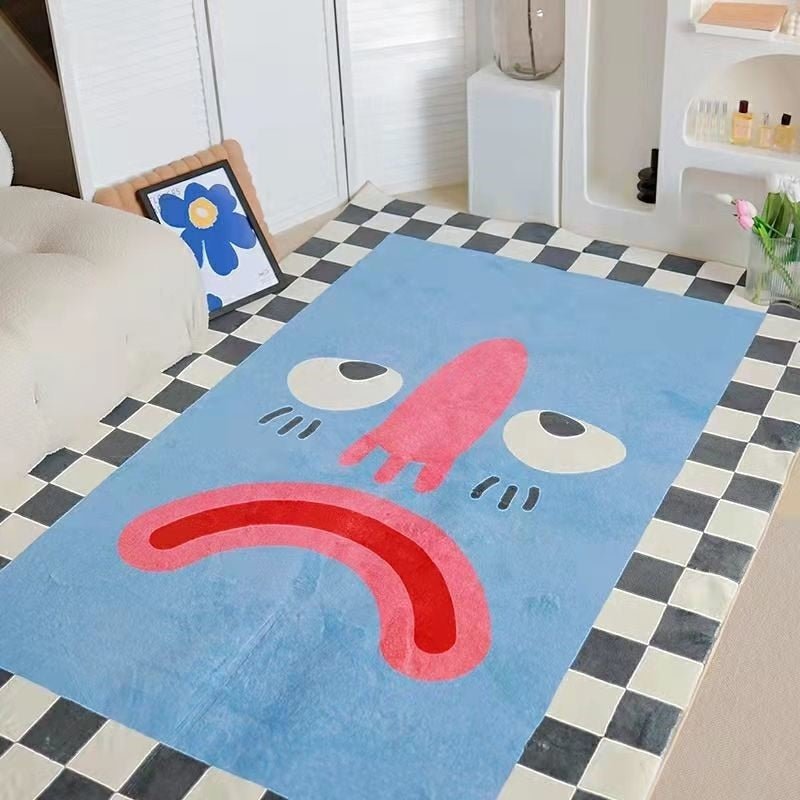 Funny Cartoon Style Abstract Rugs - The House Of BLOC
