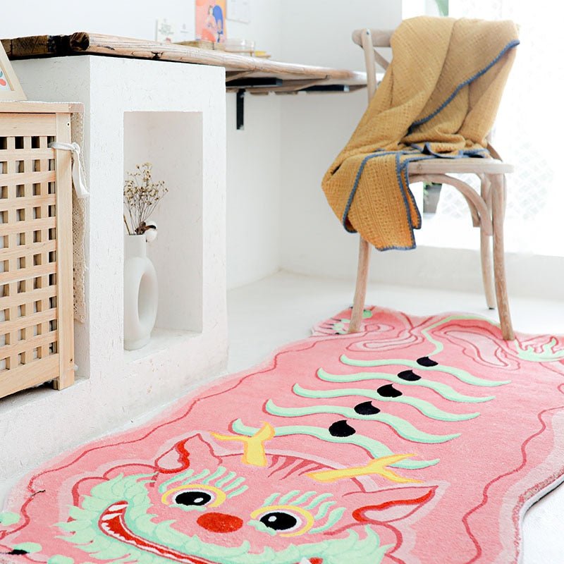 Funny Chubby Dragon Soft Rug - The House Of BLOC