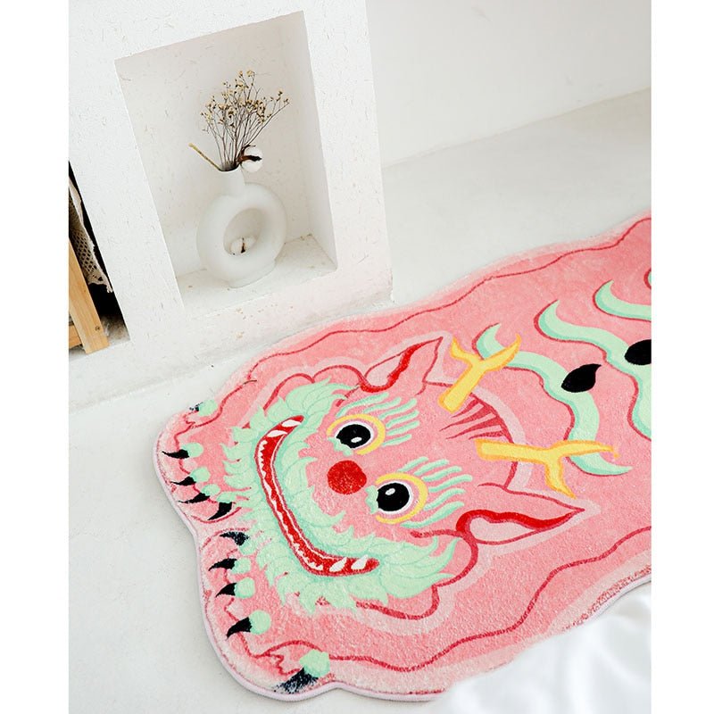 Funny Chubby Dragon Soft Rug - The House Of BLOC