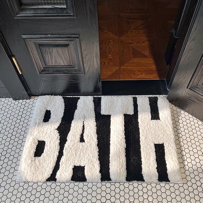 'Get Naked' Soft Fluffy Bathmat - The House Of BLOC