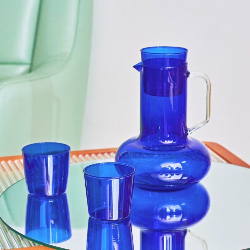 Glass Pitcher With Tumblers - The House Of BLOC