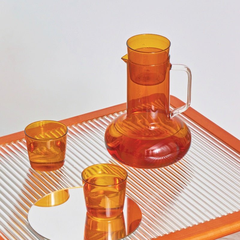 Glass Pitcher With Tumblers - The House Of BLOC