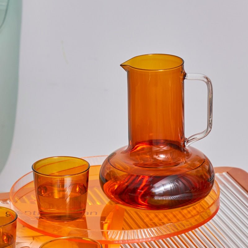 Glass Pitcher With Tumblers - The House Of BLOC