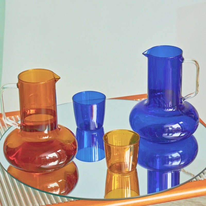 Glass Pitcher With Tumblers - The House Of BLOC