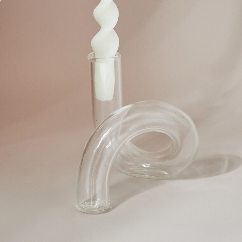 Glass Vase Candle Holders - The House Of BLOC