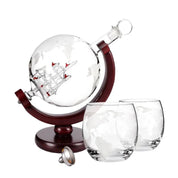 Globe Decanter & Whisky Glasses Set - The House Of BLOC