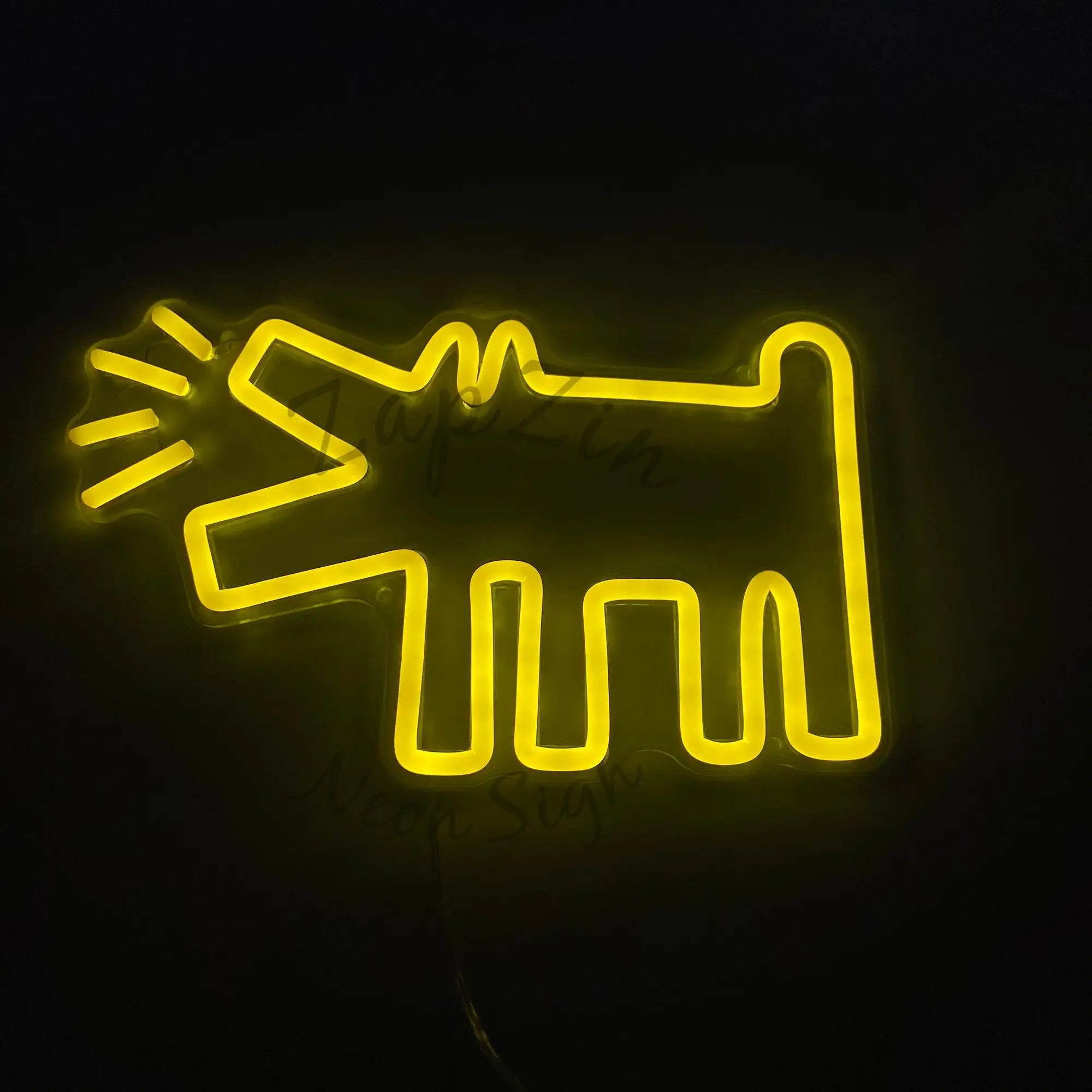 Graffiti Art 'Barking Dog' Neon Light Wall Hanging - The House Of BLOC