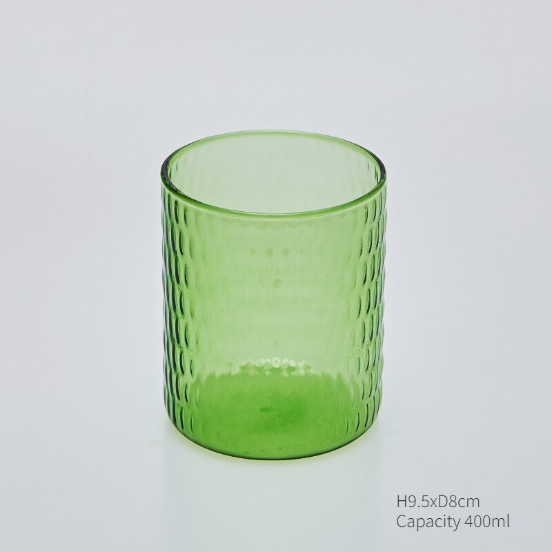 Green Glass Teacup & Saucer Sets - The House Of BLOC