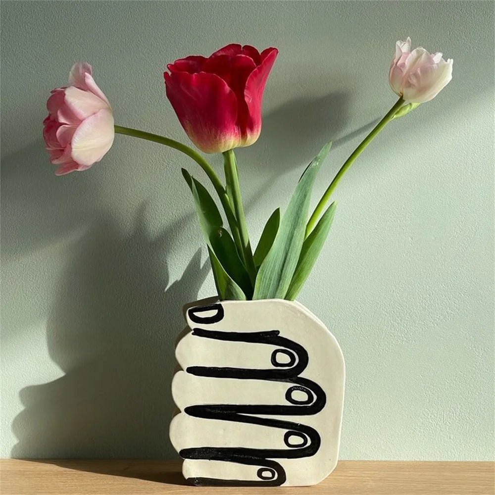 'Hand Holding' Mini Flower Vase - The House Of BLOC