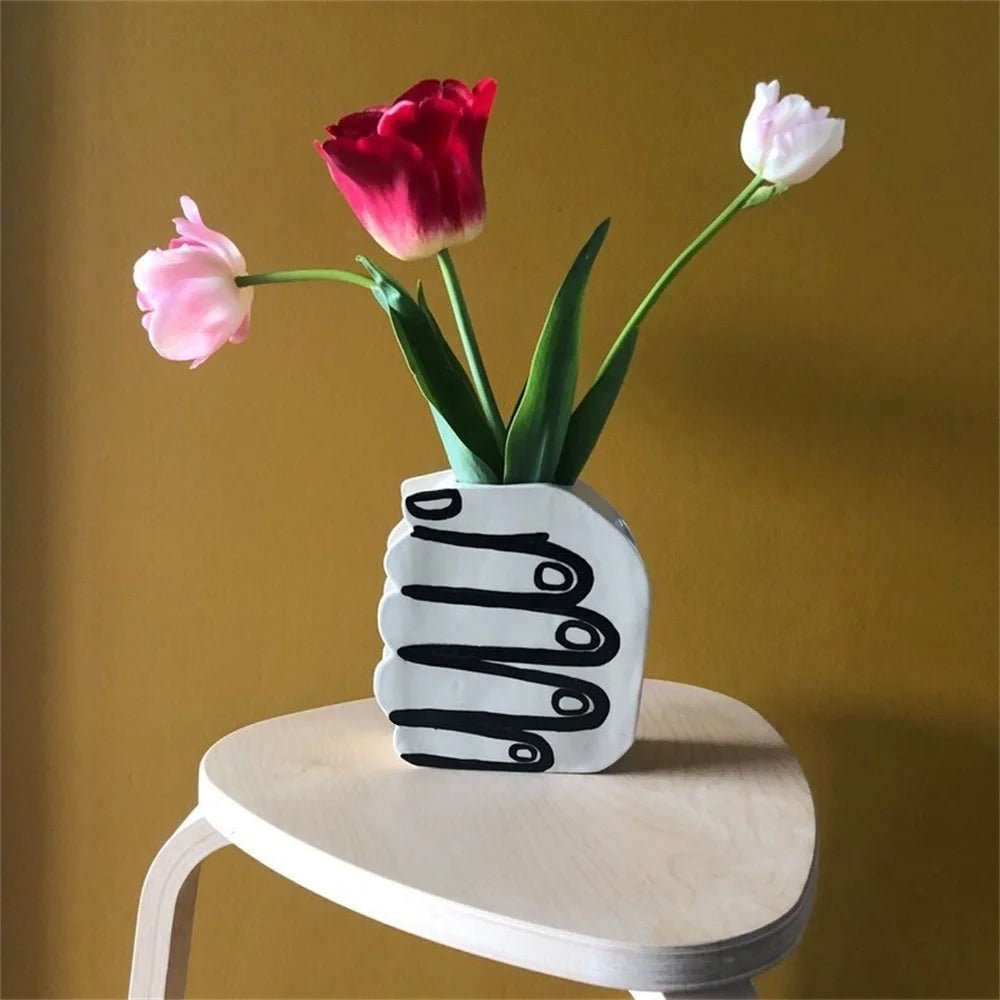 'Hand Holding' Mini Flower Vase - The House Of BLOC