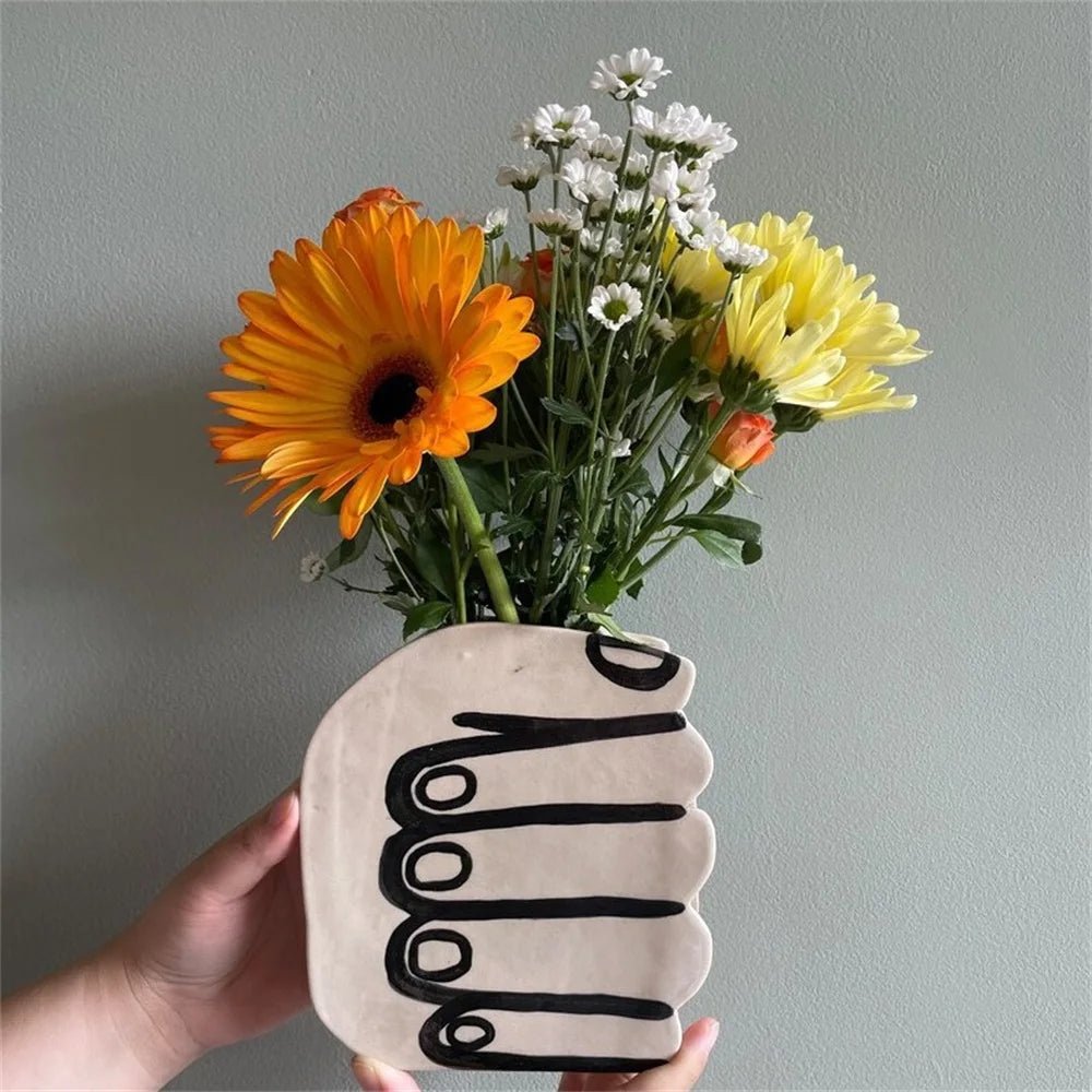 'Hand Holding' Mini Flower Vase - The House Of BLOC