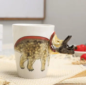 Hand Painted Ceramic Dinosaur Mug - The House Of BLOC