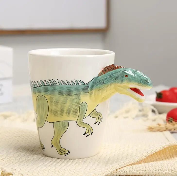 Hand Painted Ceramic Dinosaur Mug - The House Of BLOC