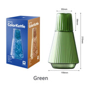 Heat Resistant Coloured Glass Jug & Cup Set - The House Of BLOC
