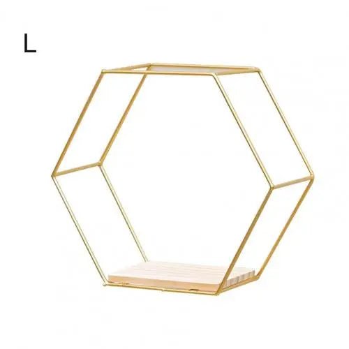 Hexagon Shaped Floating Wall Storage Shelves - The House Of BLOC