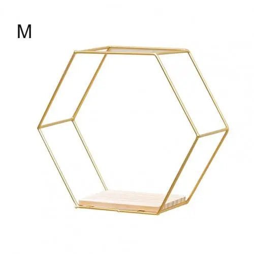 Hexagon Shaped Floating Wall Storage Shelves - The House Of BLOC