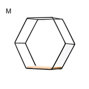 Hexagon Shaped Floating Wall Storage Shelves - The House Of BLOC