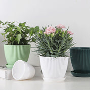 Home Garden Plant Pot With Tray - The House Of BLOC