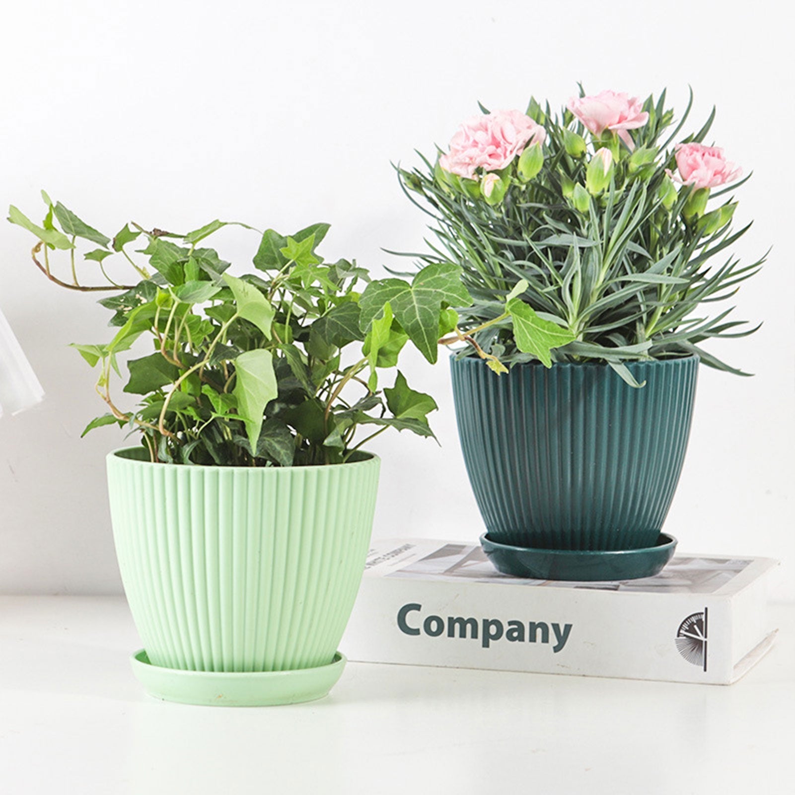 Home Garden Plant Pot With Tray - The House Of BLOC