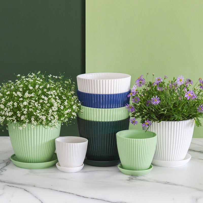 Home Garden Plant Pot With Tray - The House Of BLOC