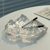 Ice Style Mountain Glass Ashtray Decoration - The House Of BLOC