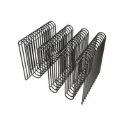 Industrial Simple Metallic Magazine Rack - The House Of BLOC