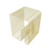 Industrial Simple Metallic Magazine Rack - The House Of BLOC