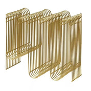 Industrial Simple Metallic Magazine Rack - The House Of BLOC