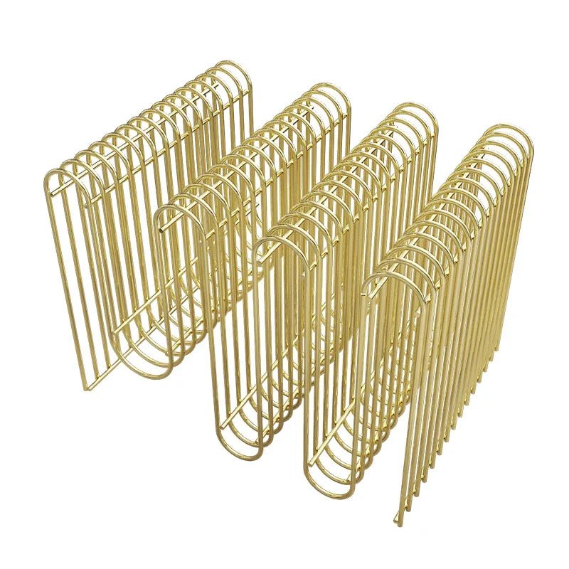 Industrial Simple Metallic Magazine Rack - The House Of BLOC