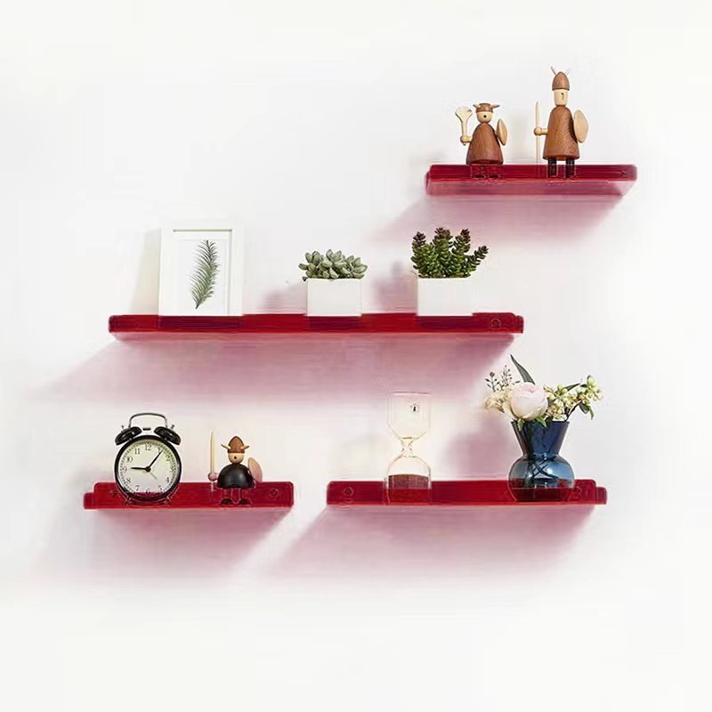 Invisible Coloured Wall Mounted Floating Shelves - The House Of BLOC