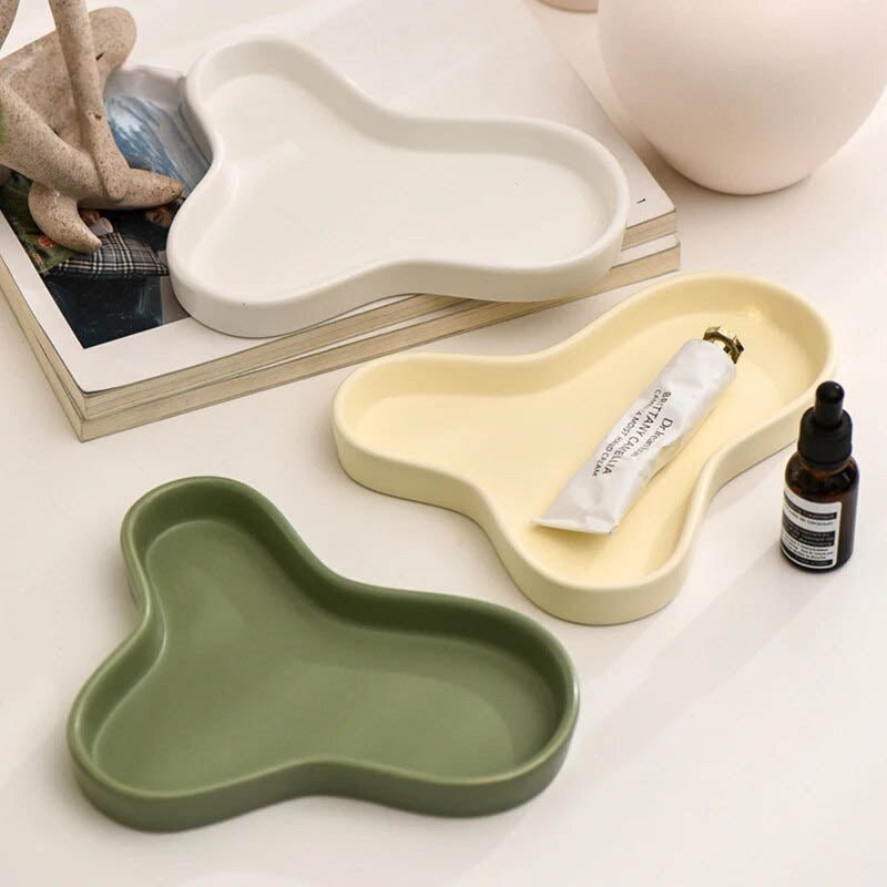 Irregular Pastel Coloured Ceramic Display Tray - The House Of BLOC