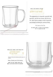 Italian Espresso Double Wall Glass Coffee Cup - The House Of BLOC