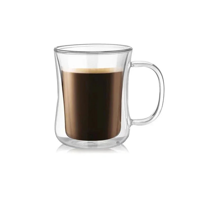 Italian Espresso Double Wall Glass Coffee Cup - The House Of BLOC