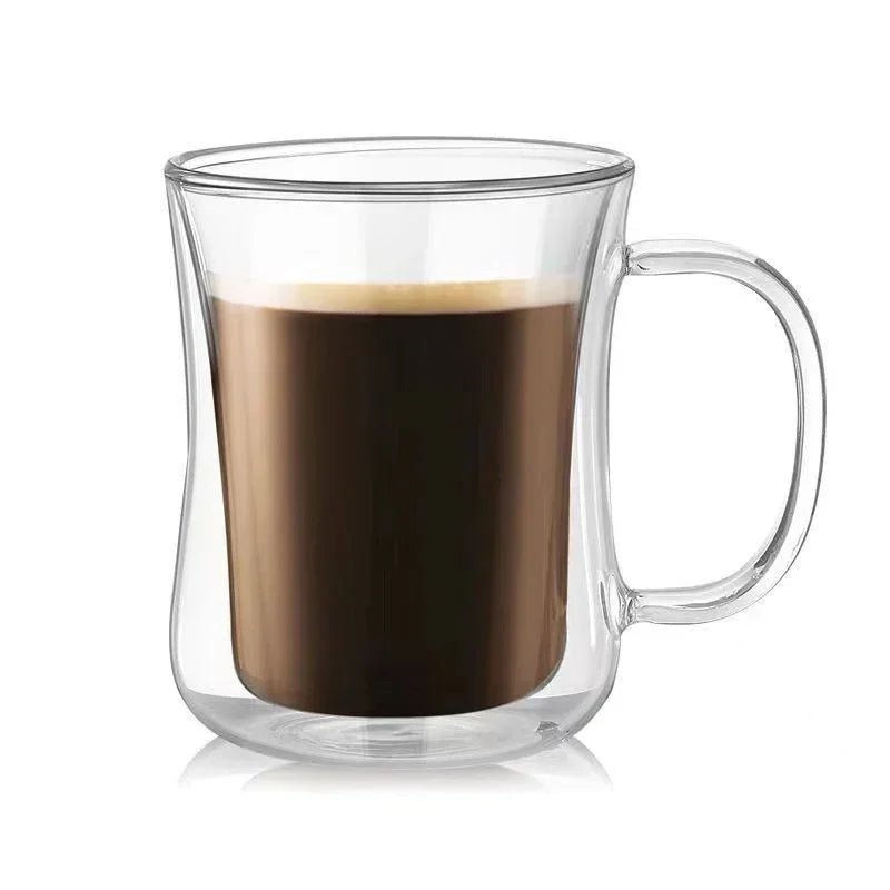 Italian Espresso Double Wall Glass Coffee Cup - The House Of BLOC